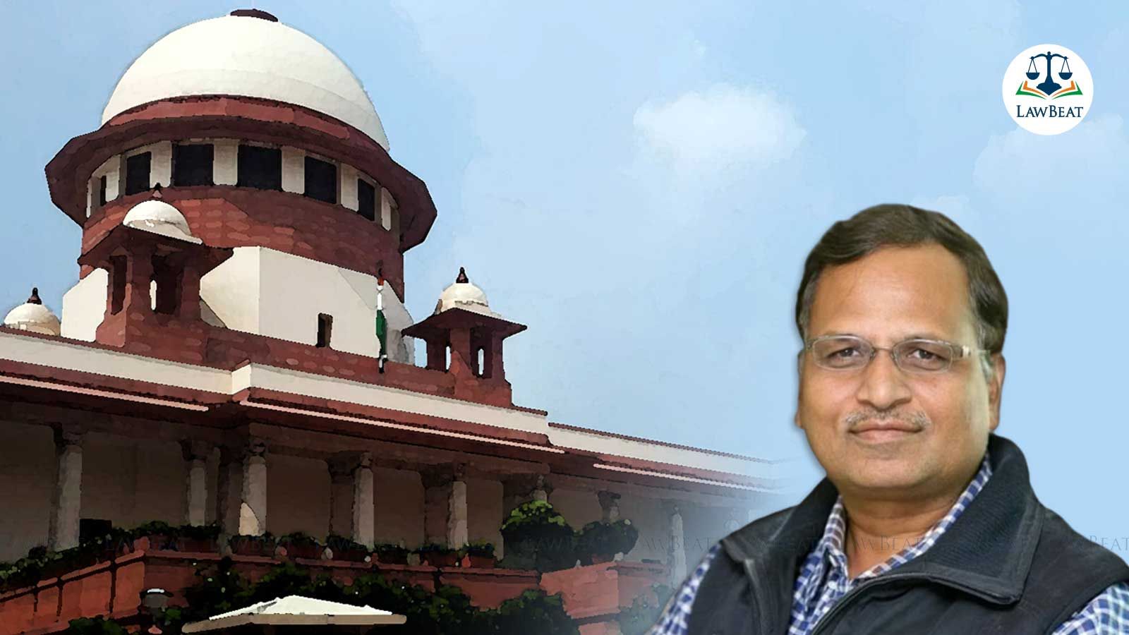 Supreme Court extends AAP Leader Satyendar Jains medical bail till September 1 Supreme Court extends AAP Leader Satyendar Jains medical bail till September 1